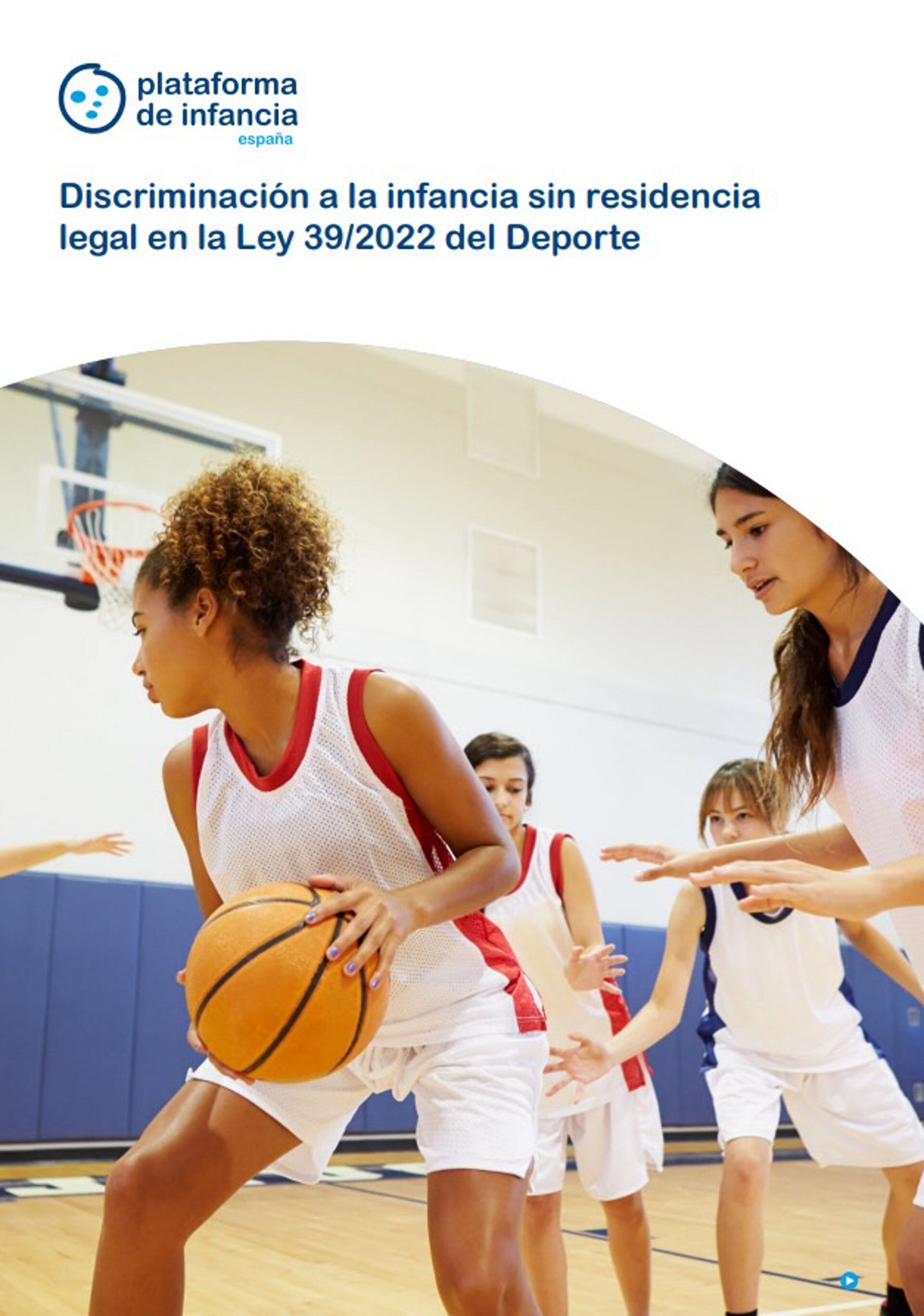 La Plataforma de Infancia pide reformar la Ley del Deporte para que los menores migrantes puedan competir federados