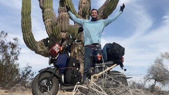 De Seattle a Panamá en moto: el viaje de 16.430 kilómetros que rompió un récord