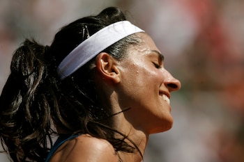 La extenista argentina Gabriela Sabatini.