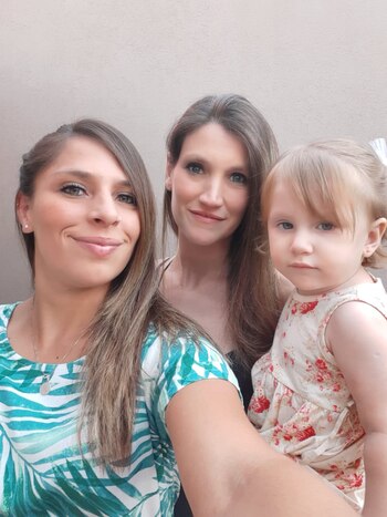 Una familia feliz: Ingrid, Belén