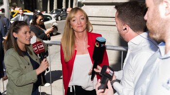 La senadora Anabel Fernández Sagasti