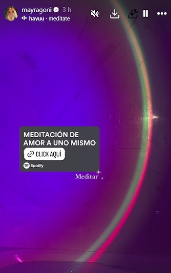 Publicación de Mayra Goñi. |