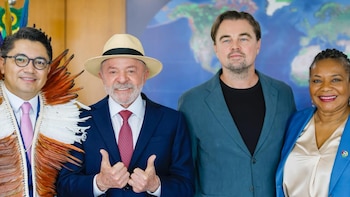 El mandatario brasileño destacó el compromiso del artista con las causas ambiental e indígena (@LulaOficial)