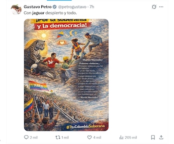 Petro anunció que el famoso