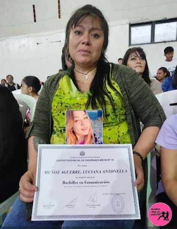 La mamá de Luciana recibió
