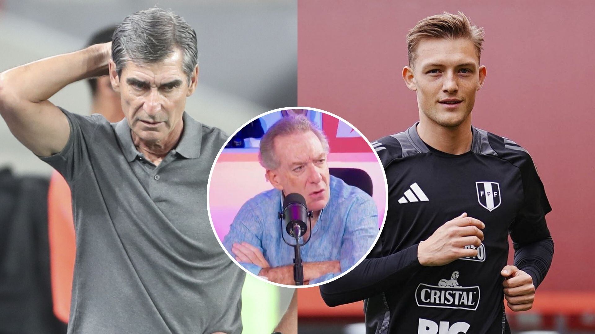 Eddie Fleischman criticó con dureza a Óscar Ibáñez por pocos minutos de Oliver Sonne en Perú vs Paraguay.