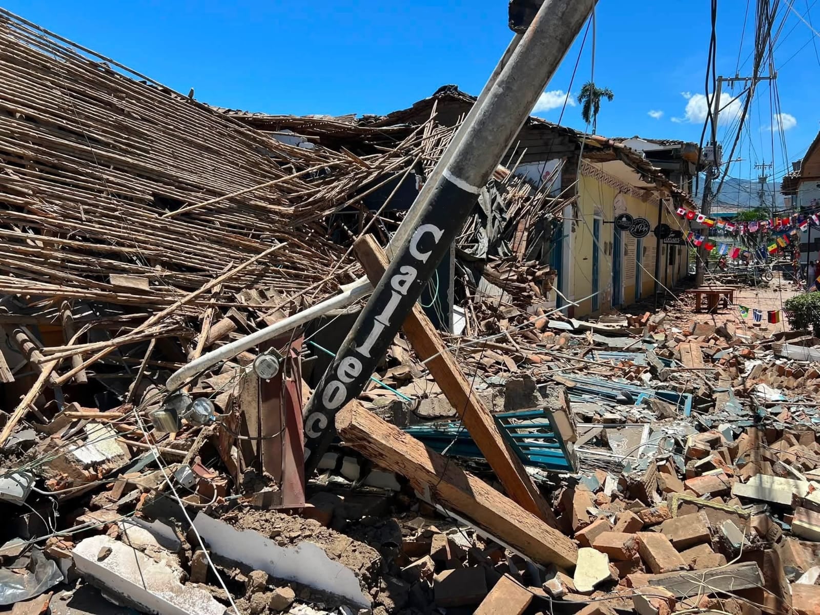 Roldanillo, Valle del Cauca: así quedo el municipio luego de terremoto de 7,4 que ocurrió en la mañana del 10 de agosto de 2026 - crédito suministrada a Infobae Colombia