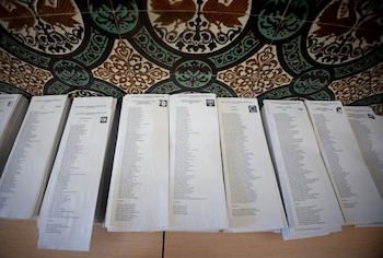 09/06/2024 Papeletas electorales en el colegio de Nuestra Señora del Buen Consejo, a 9 de junio de 2024, en Madrid (España). Hoy tienen lugar las elecciones europeas de 2024 en España. Más de 38 millones de españoles están llamados a pasar por las urnas en unos comicios en los que se eligen a 61 eurodiputados al Parlamento Europeo. El partido político más numeroso es el Partido Popular Europeo, con 177 parlamentarios, seguido del Grupo de la Alianza Progresista de Socialistas y Demócratas (143), mientras que el más pequeño es el grupo de la Izquierda, con 37 representantes.
POLITICA
Eduardo Parra - Europa Press