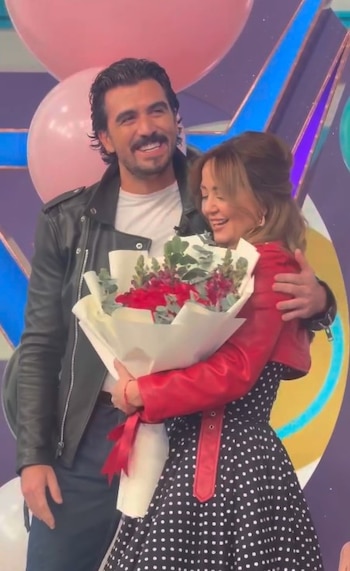 La famosa celebró con baile, regalos y la visita sorpresa de su actual pareja.