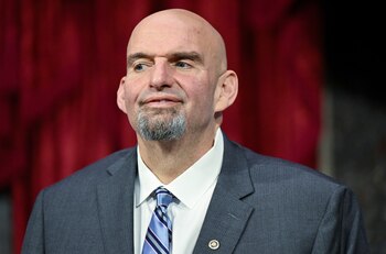 El senador John Fetterman en