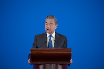 Foto de archivo del ministro de Exteriores chino, Wang Yi. EFE/EPA/ANDRES MARTINEZ CASARES