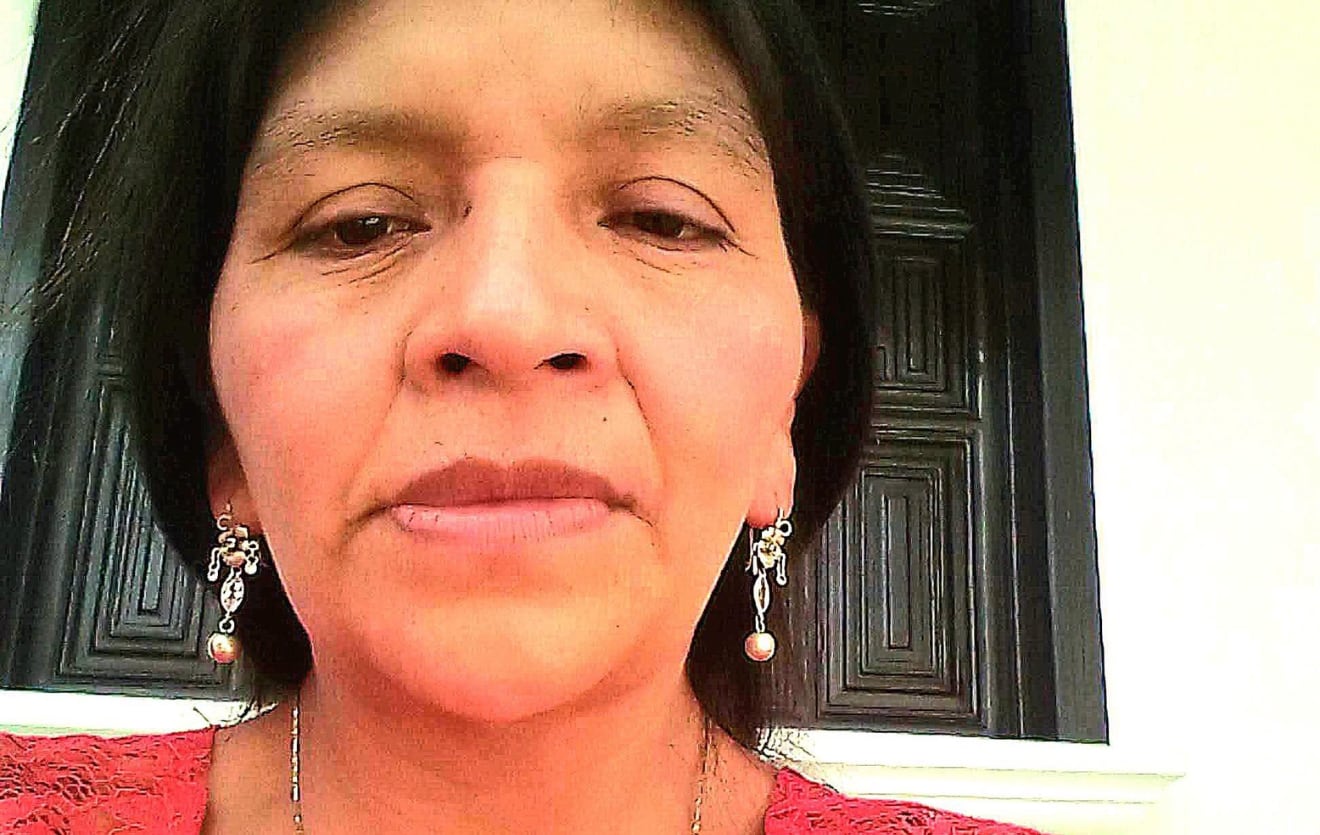 El cuerpo de Telma Estela Cuc Paau, una mujer desaparecida, fue localizado dentro de costales en un área boscosa de San Juan Chamelco, Alta Verapaz, Guatemala. (Facebook)