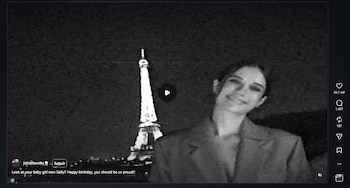 John Travolta subió un video de su hija para conmemorar el cumpleaños de su esposa. (Instagram)