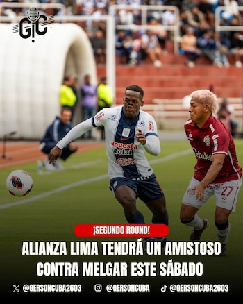 Alianza Lima acordó un partido de práctica con Melgar para este sábado 3 de octubre.