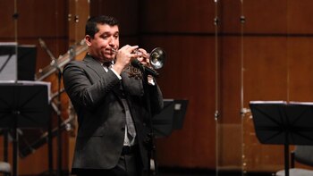 El trompetista venezolano Pacho Flores.