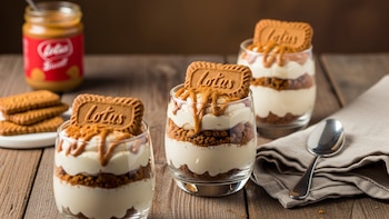 Lotus sin horno: el postre cremoso y crujiente que conquista cualquier mesa