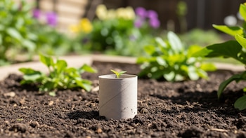 El cartón del papel higiénico puede tener una segunda vida en tu jardín: así es como debes usarlo para proteger los primeros brotes de tus plantas