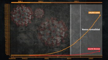 Gráficas del coronavirus en México: