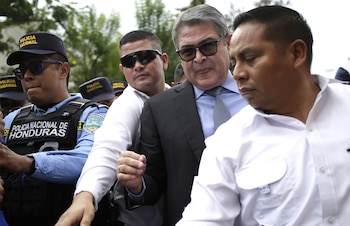 La defensa de Juan Orlando Hernández presentó 36 medios de prueba para intentar desvirtuar las acusaciones en su contra. (FOTO: Hondudiario)