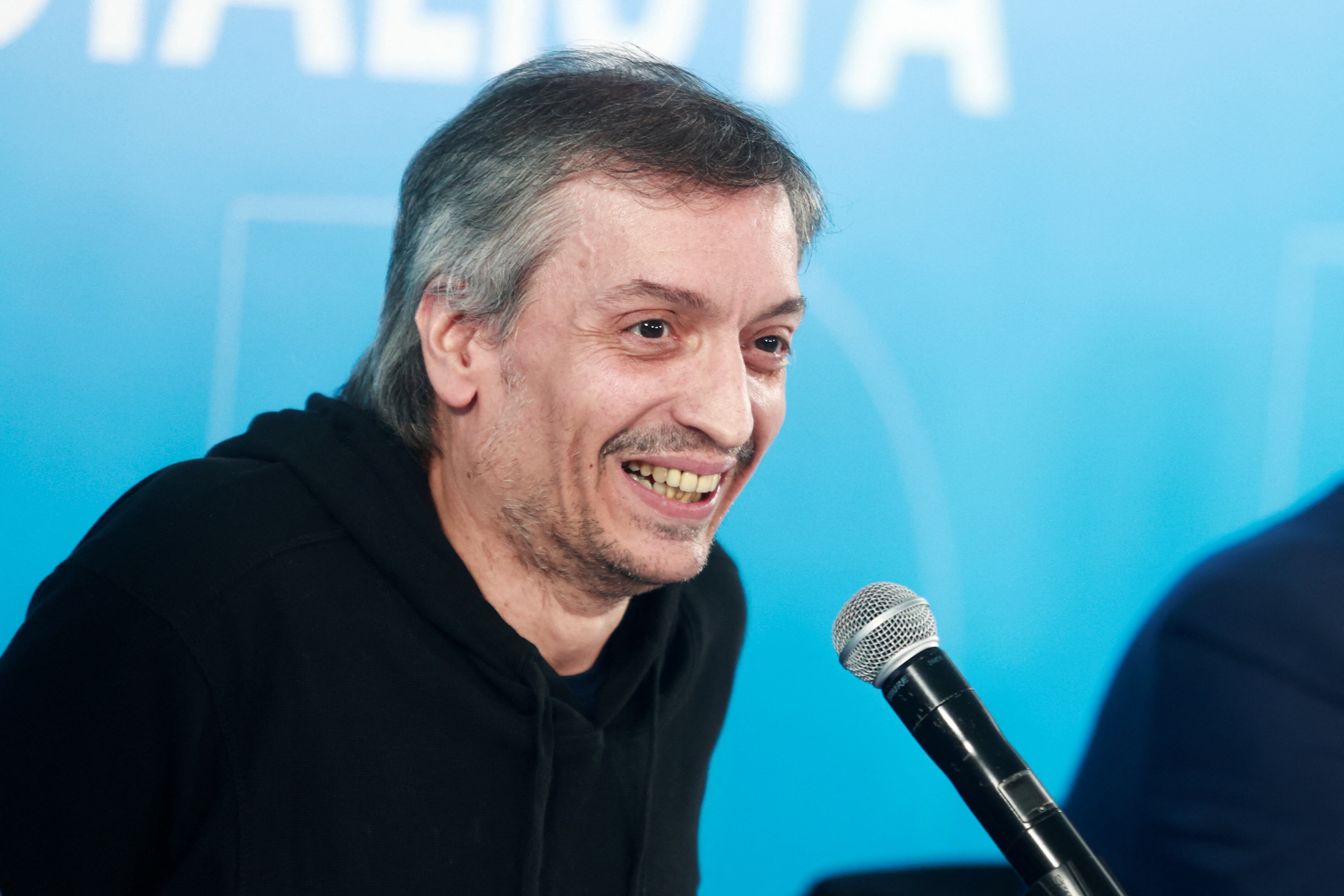 Máximo Kirchnber es uno de los principales negociadores en la mesa central del peronismo (REUTERS/Matias Baglietto)