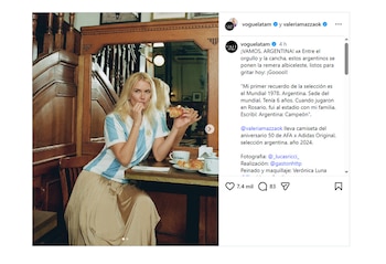 Valeria Mazza recordó el Mundial 1978 y definió a la selección argentina como una bandera que une al país