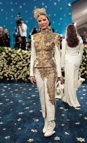 Wendi Murdoch en la Met Gala