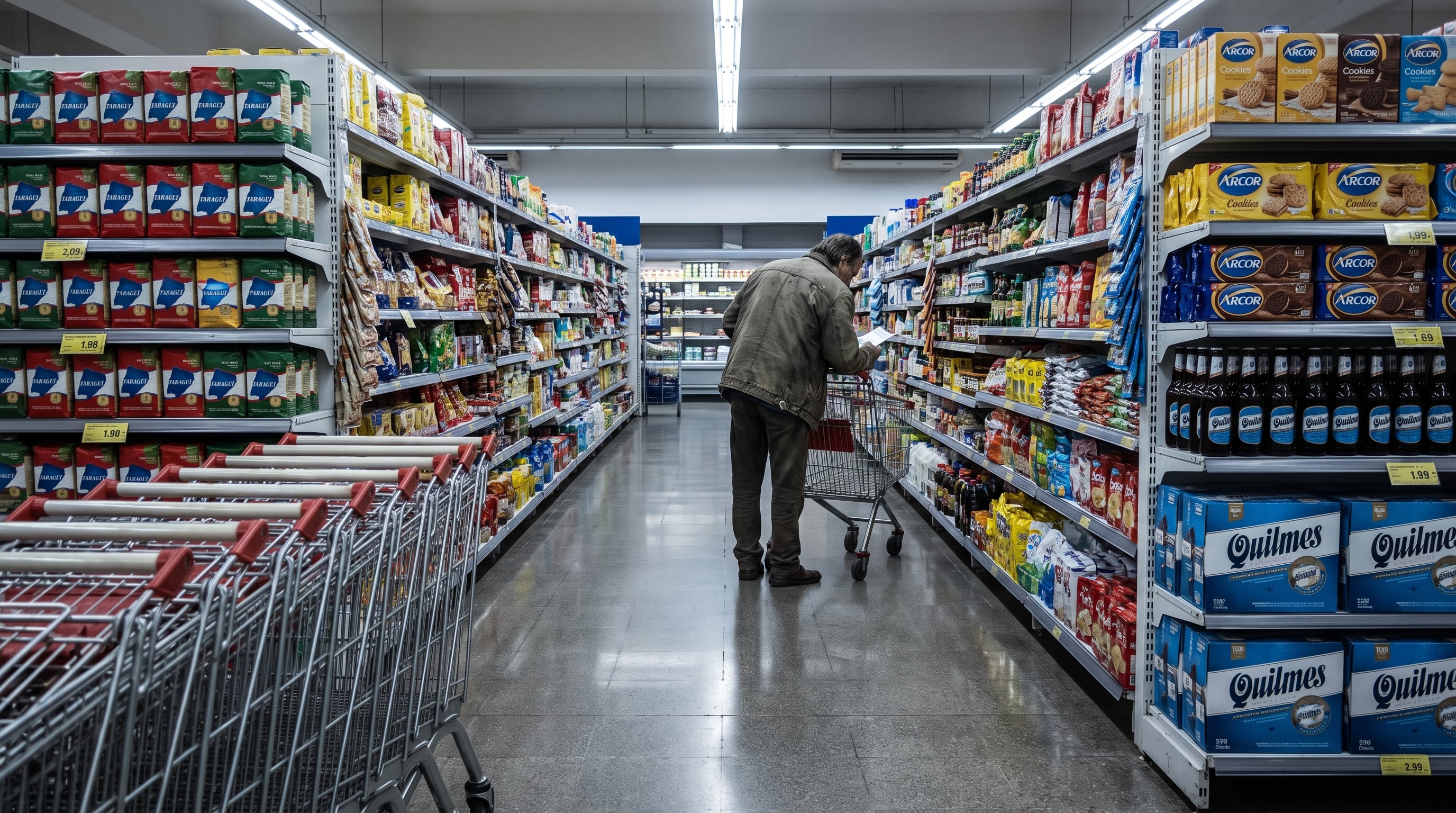 Supermercados argentinos: 22 de 24 provincias facturan por debajo del promedio