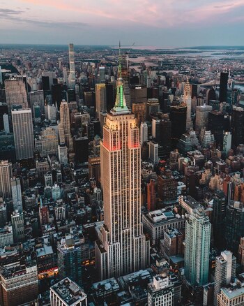 Empire State en EUA.
(Foto: bustyroams/IG