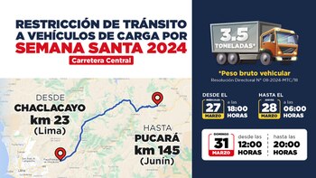 Suspenden tránsito de vehículos durante