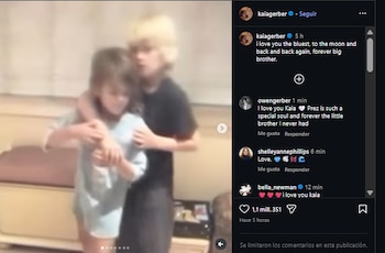 Kaia Gerber expresó su dolor por la muerte de Presley,