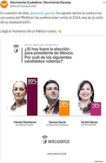 Una nueva encuesta posiciona al