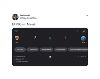 Memes y reacciones de la derrota del PSG
