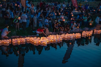 water lantern festival -México- 2 octubre