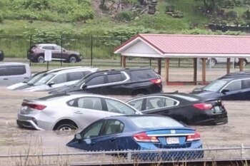 Las lluvias récord del martes