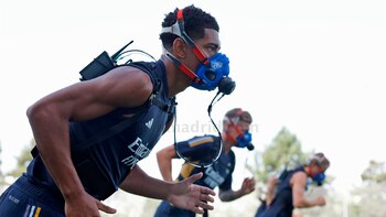 Entrenamiento Real Madrid Máscaras