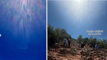 La sorpresa llegó al revisar las fotos en el hotel, cuando una seguidora le advirtió sobre la posible silueta de la Virgen en una de las imágenes - crédito @pautips/ Instagram