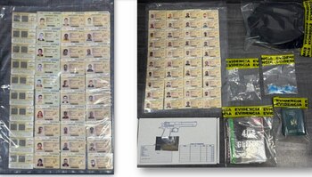 El sujeto llevaba consigo 70