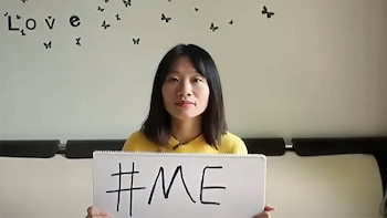 La periodista Huang Xueqin