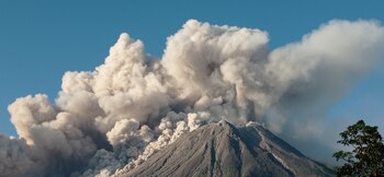 Mount Sinabung spews some 5,000-metre-high