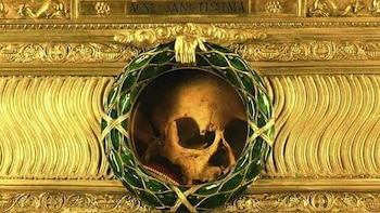 El craneo de Santa Inés