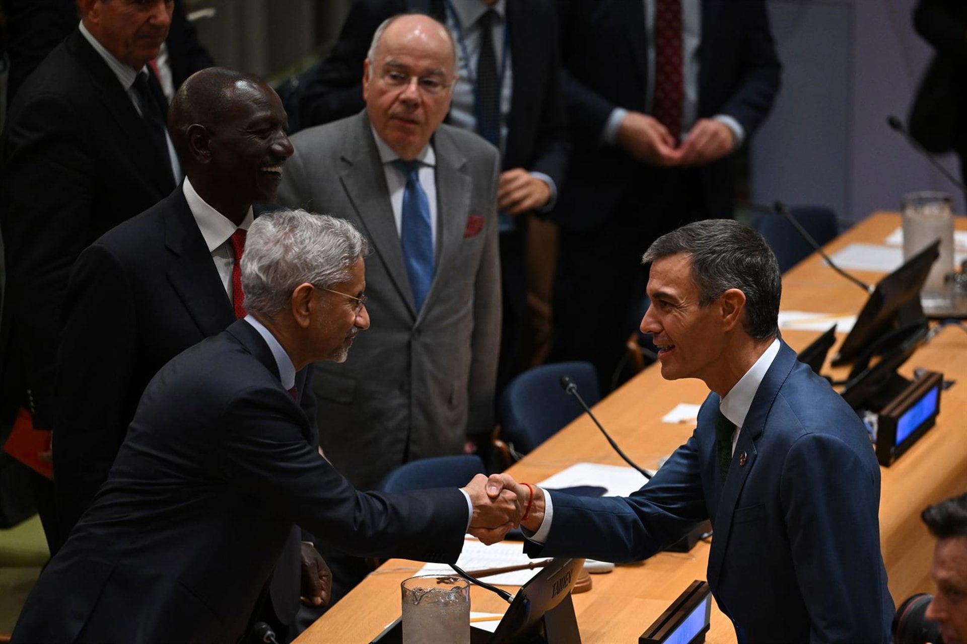 21/09/2026 El Presidente Del Gobierno, Pedro Sánchez, Ha Arrancado Su Participación En La Semana De Alto Nivel De Naciones Unidas, Que Se Celebra En Nueva York, Con Una Defensa Del