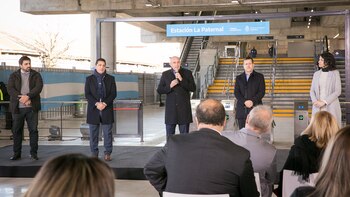 Reabrió la estación de tren La paternal
