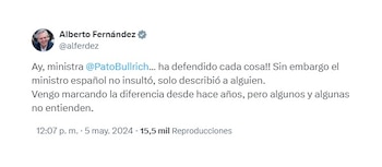 Alberto Fernández contra Patricia Bullrich