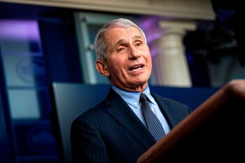 En la imagen, Anthony Fauci,