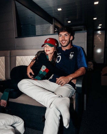 Pierre Gasly y Francisca ‘Kika’