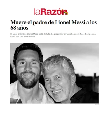 Portadas medios Jorge Messi