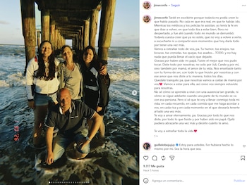 El texto repasó recuerdos cotidianos del periodista junto a sus hijas Jimena, Julieta y Candela
