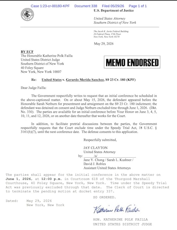 Documento oficial que confirma la fecha de audiencia de Mérida. Crédito: @arturoangel20