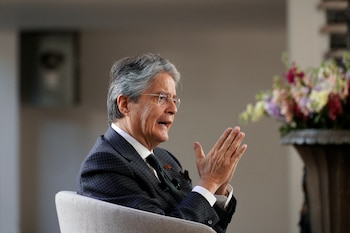 El presidente Guillermo Lasso acusó
