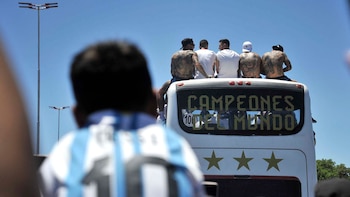 La caravana de la Selección